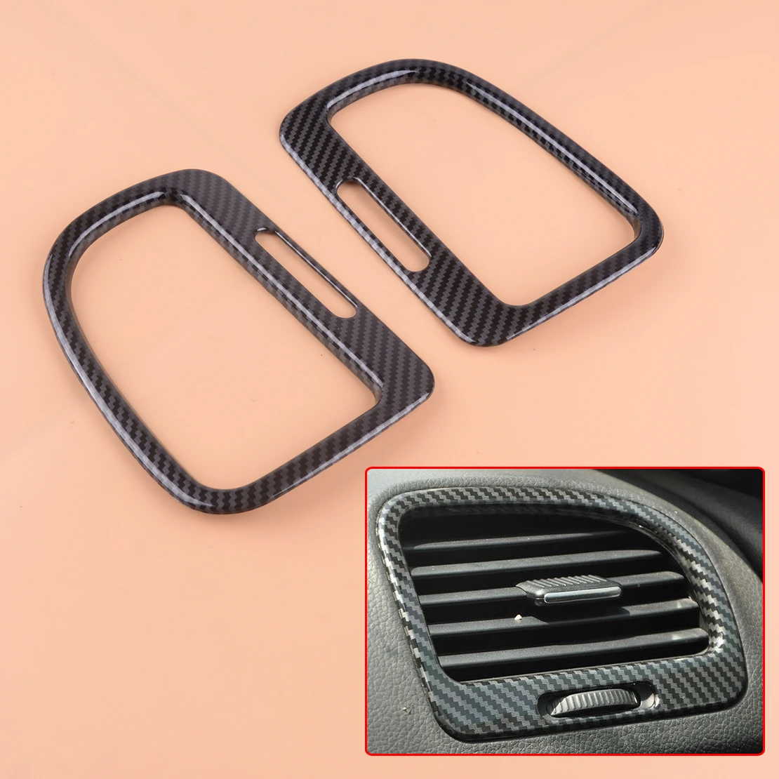 CITALL углеродное волокно стиль передняя сторона приборной панели вентиляционное