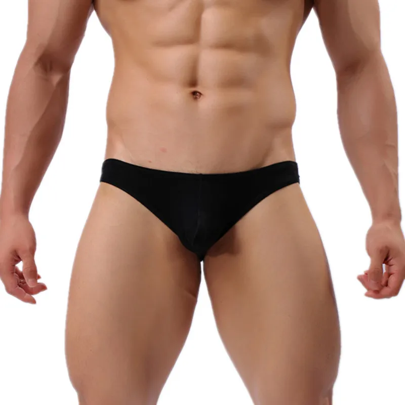 Трусы-брифы YUFEIDA мужские с низкой посадкой пикантное нижнее белье из мягкого