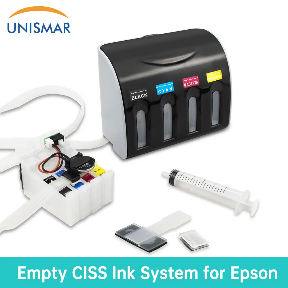 

Unismar 252XL Refillable Bulk Ink Ciss System Cartridge For Epson WF-7110 WF-7620 WF-7610 WF-3620 WF-3640 WF 7710 7720 Printer