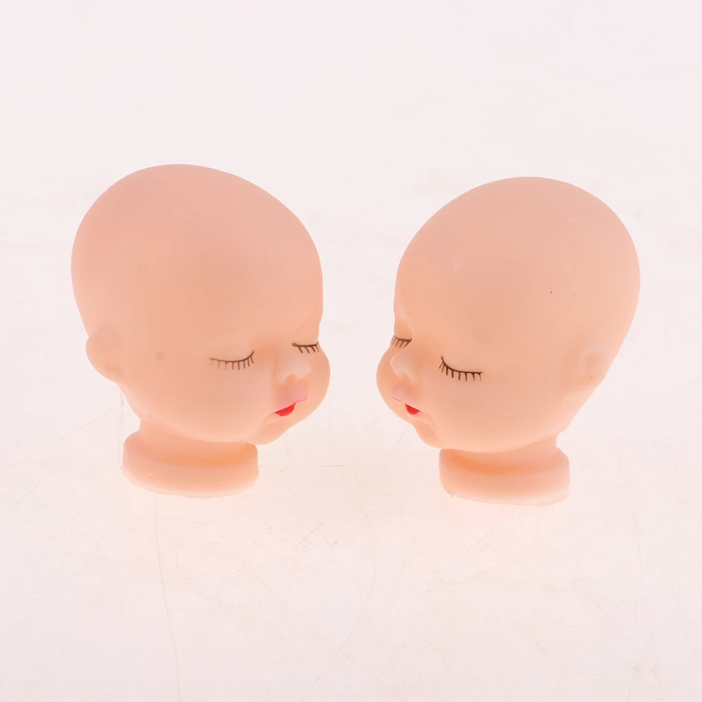 10 штук красные губы Спящая кукла скульптура головы для мини-брелка игрушки DIY