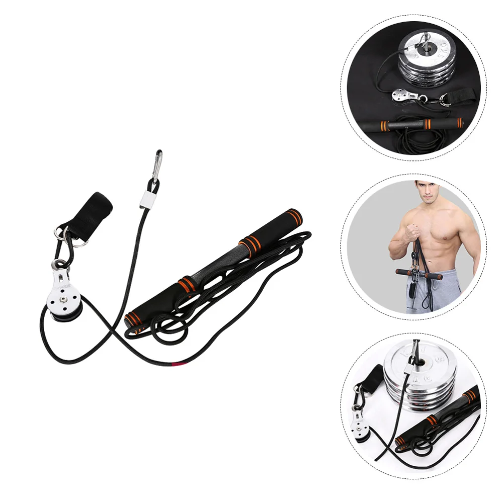

1 Set Fitness Pulley Rope Kit Home Gym Arm Strength Training Equipment
