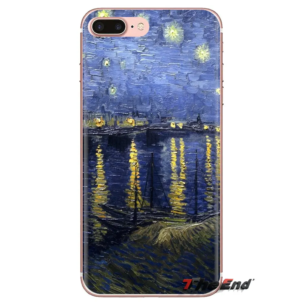 Прозрачные мягкие чехлы Van Gogh Starry Night для Xiao mi 6 A1 Max x 2 5X 6X Red Note 5 5A 4X 4A A4 4 3 Plus Pro |