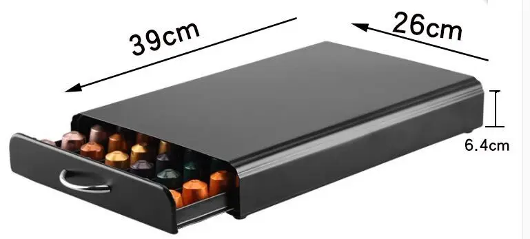 Nespresso кофейная капсула держатель для хранения 60 шт. Nespresso капсулы Nespresso Органайзер кофемашина металлическая стойка