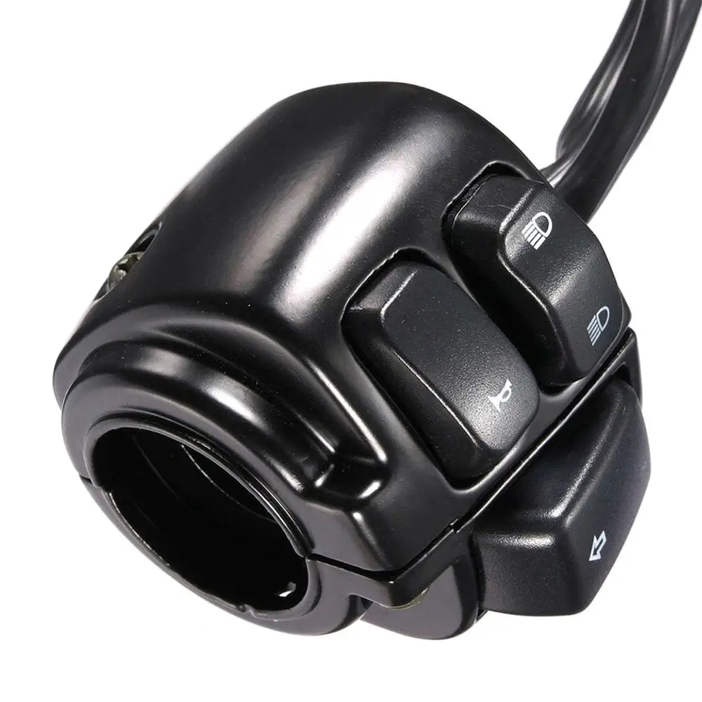 1 Пара мотоциклетный руль переключатель управления поворотом сигнала с левой и