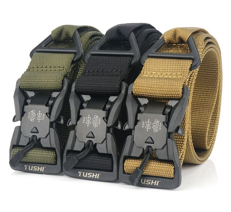 ReFire gear нейлоновые пояса для мужчин Магнитный военно-тактический страйкбол ремень армейский боевой сверхмощный быстрый выпуск Молл системы поясницы