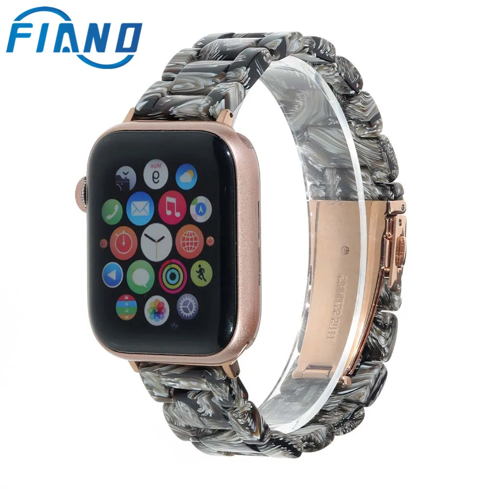 Ремешок из смолы для Apple Watch модный сменный Браслет iWatch 4 3 2 1 38/40/42/44/мм|Ремешки