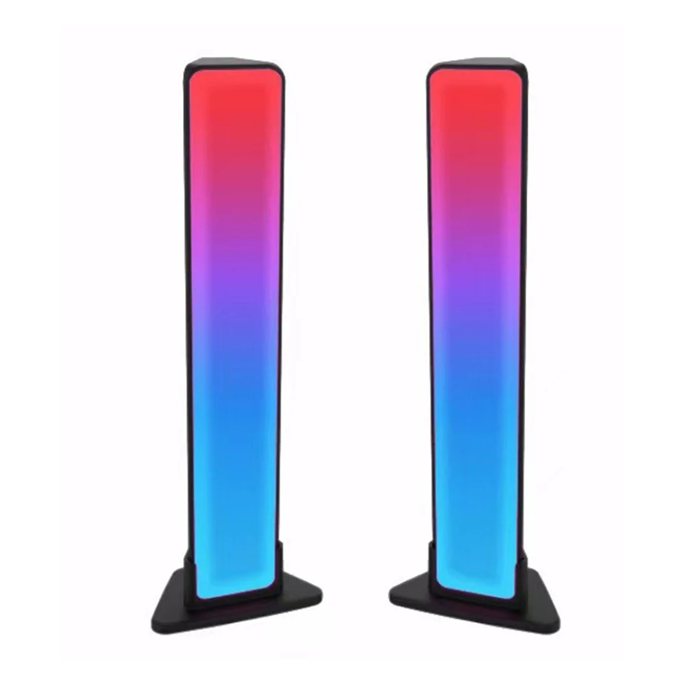 

2 шт. RGB светильник полоса, Светодиодная лента, управление через приложение, ритм детской музыки, атмосфера, цветная лампа, подсветсветильник...