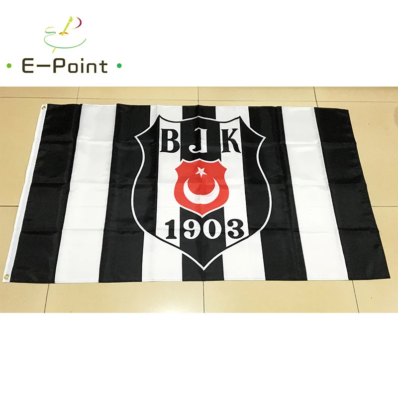 Турция Besiktas J.K. Beshiktash 3 фута * 5 футов (90*150 см) размер рождественские украшения для