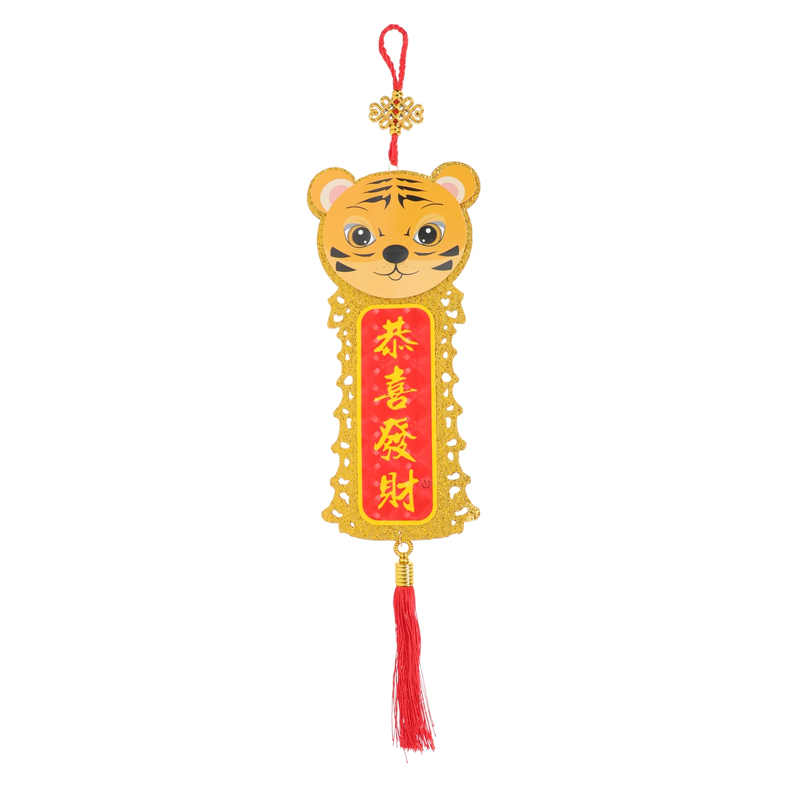 

1Pc Spring Festival Luminous Pendant Decorative Chinese Style Pendants Battery
