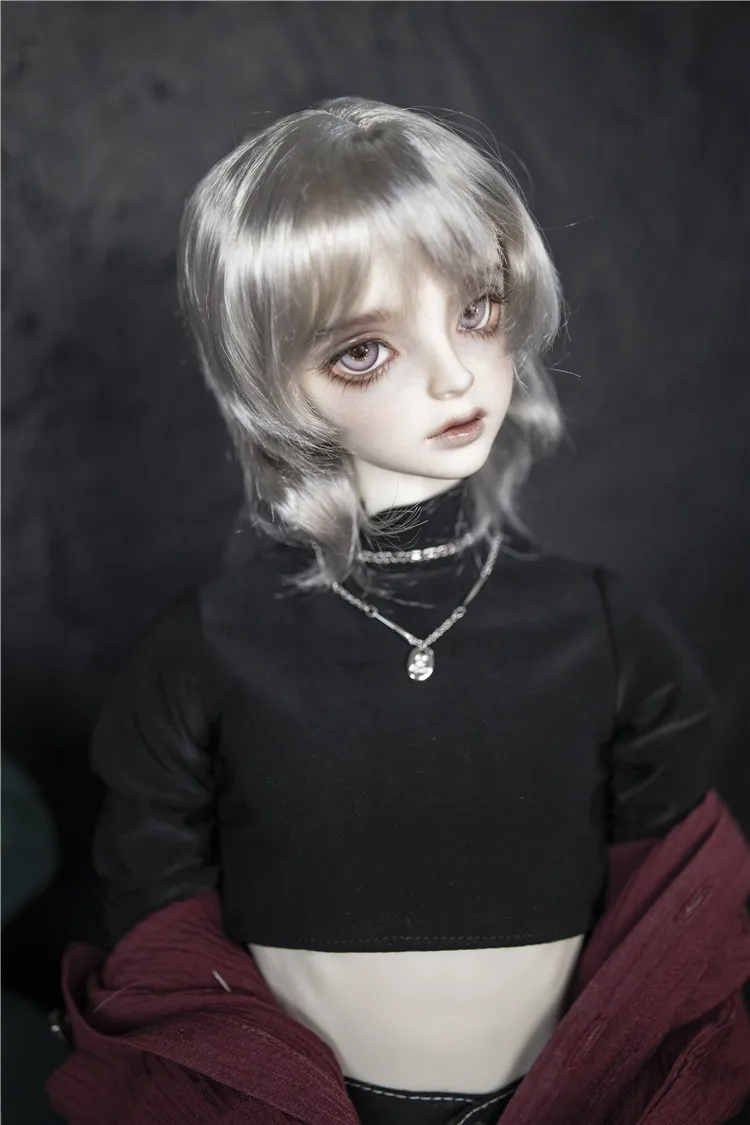 BJD женский парик подходящий для 1/3 1/4 1/6 MSD DD Размер куклы мягкий шелк имитация