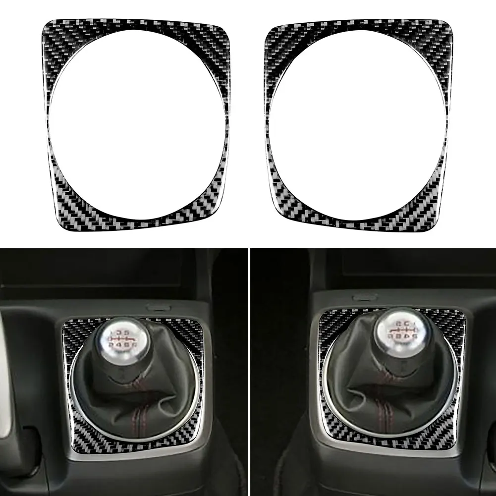 

Car Interior Covers Trim Accessories Carbon Fiber MT Car Panel Trim Sticker Decoration for Honda Civic 06-11