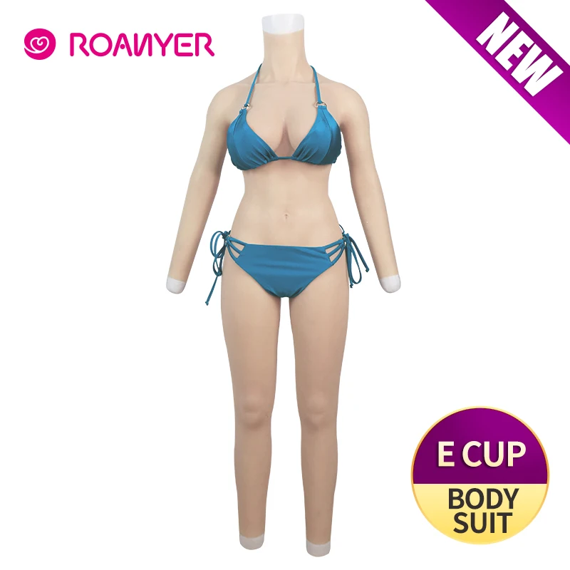 Roanyer поддельные груди E чашки силиконовые формы для с руками костюмы