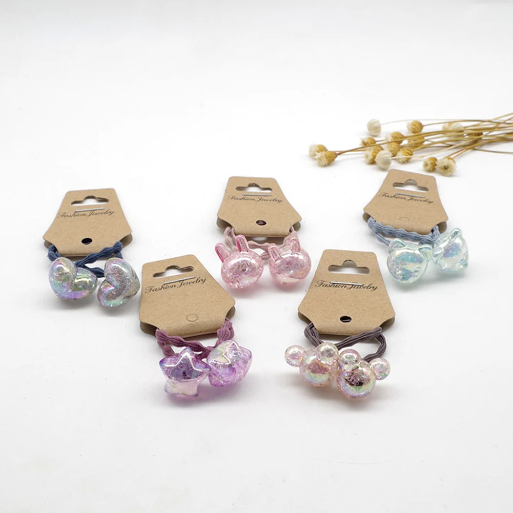 Кристальные круглые резинки для волос из бисера держатель хвоста Эластичные