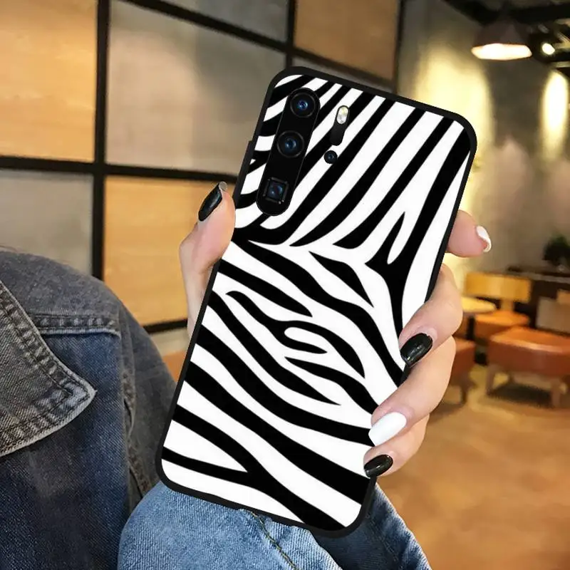 

Zebra print clip art Phone Case Funda For Huawei P9 P10 P20 P30 Lite 2016 2017 2019 plus pro P smart