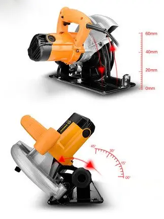 New 7 inch electric circular saw M1Y-DS-185 industrial grade cutting machine woodworking tools 220V / 50HZ | Инструменты