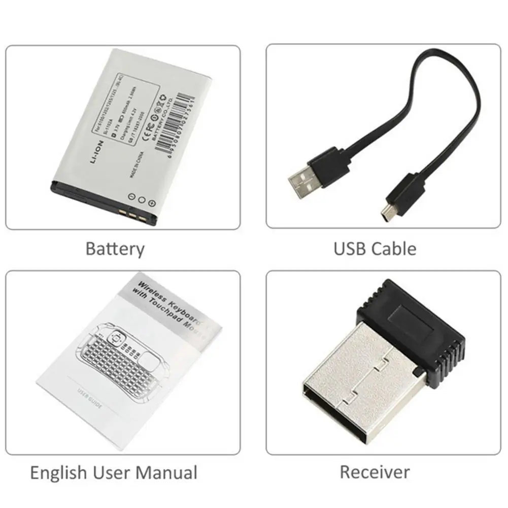 Беспроводная клавиатура 2 4 ГГц мини игровые клавиатуры для ПК/Pad/Andriod/Google TV Box