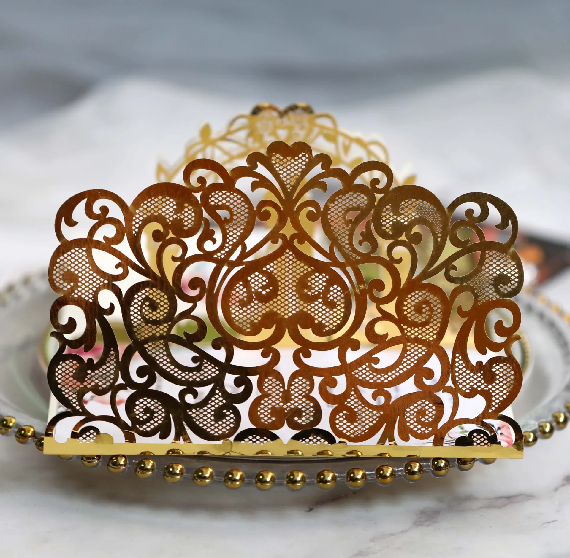 Изготовленный на заказ Печать 3D Pop Up Жених и невеста Белый цвет приглашение