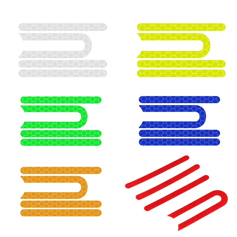 2 шт. в наборе ПВХ Электрический скутер со светоотражающими наклейками для е