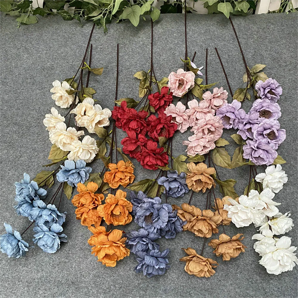 

Exquisite And Advanced Peony Imitation Flower Home Decoration Ornaments Diy Flower Arrangement