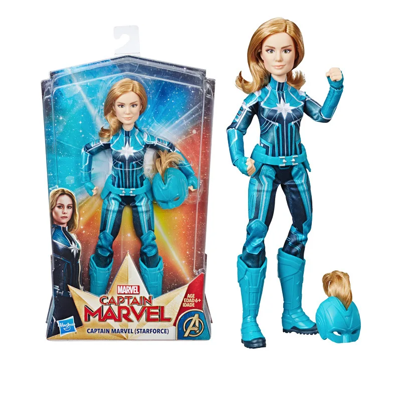 

Модель Hasbro, Капитан Marvel, Капитан Marvel, кукла супергероя Marvel (Звездные войны) с аксессуаром для шлема (от 6 лет и старше), 11 дюймов