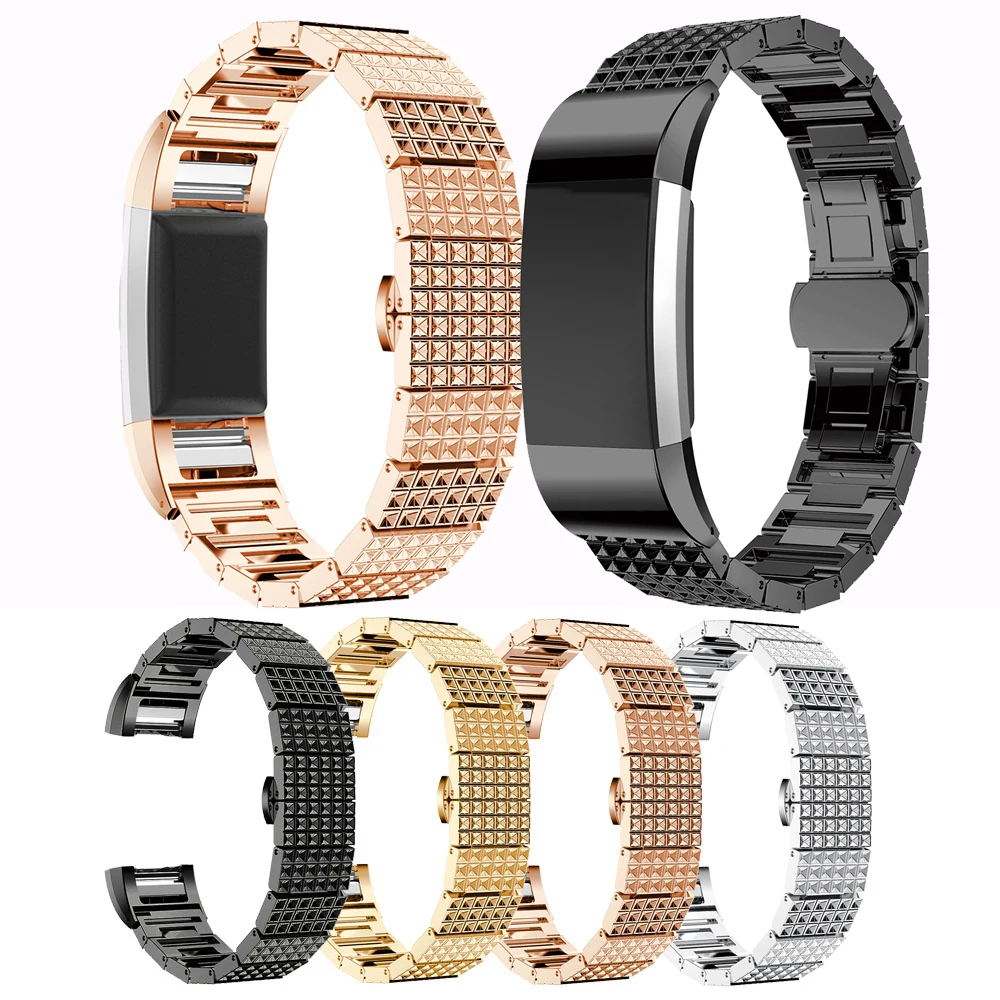 Ремешок для часов Fitbit Charge 2 с тиснением в виде одного бусина ремешок