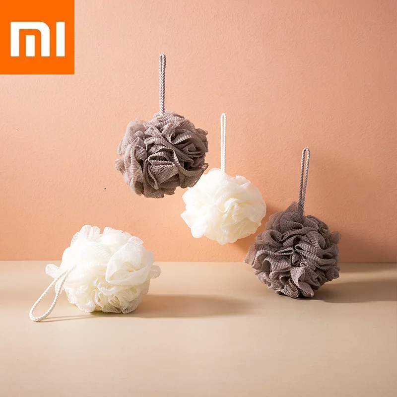 Xiaomi мяч для ванной туба душ для ванной цветок натирает заднюю пену чистящие средства для ванной Xiomi домашний цветок для ванной для очистки