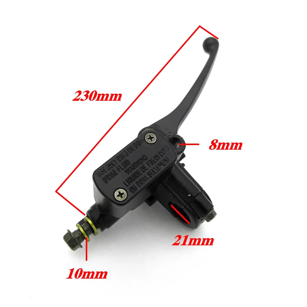 Передний тормоз для мотоцикла задняя Фриза (справа) с зеркальным отверстием 8 мм