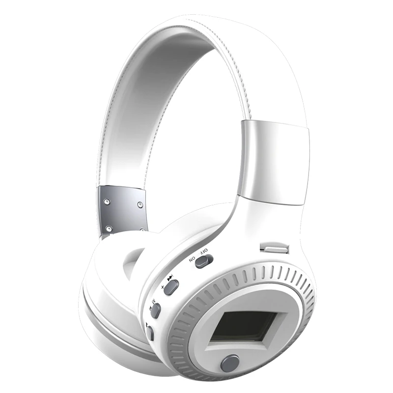 Наушники ZEALOT B19, ЖК-дисплей, Hi-Fi, бас, стерео наушники, Bluetooth, беспроводная гарнитура с микрофоном, FM радио, TF слот для карты, наушники