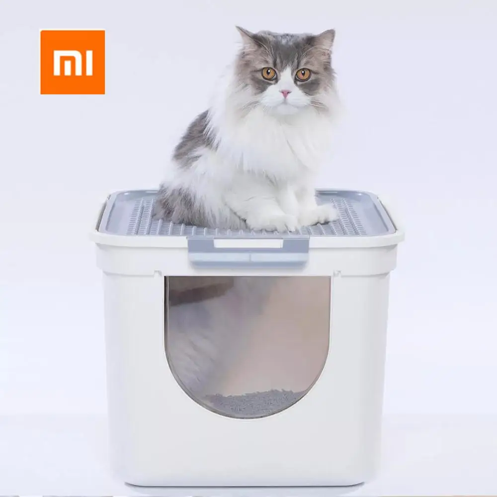 Оригинальный Xiaomi короб для кошачьего туалета закрывающийся туалет домашних