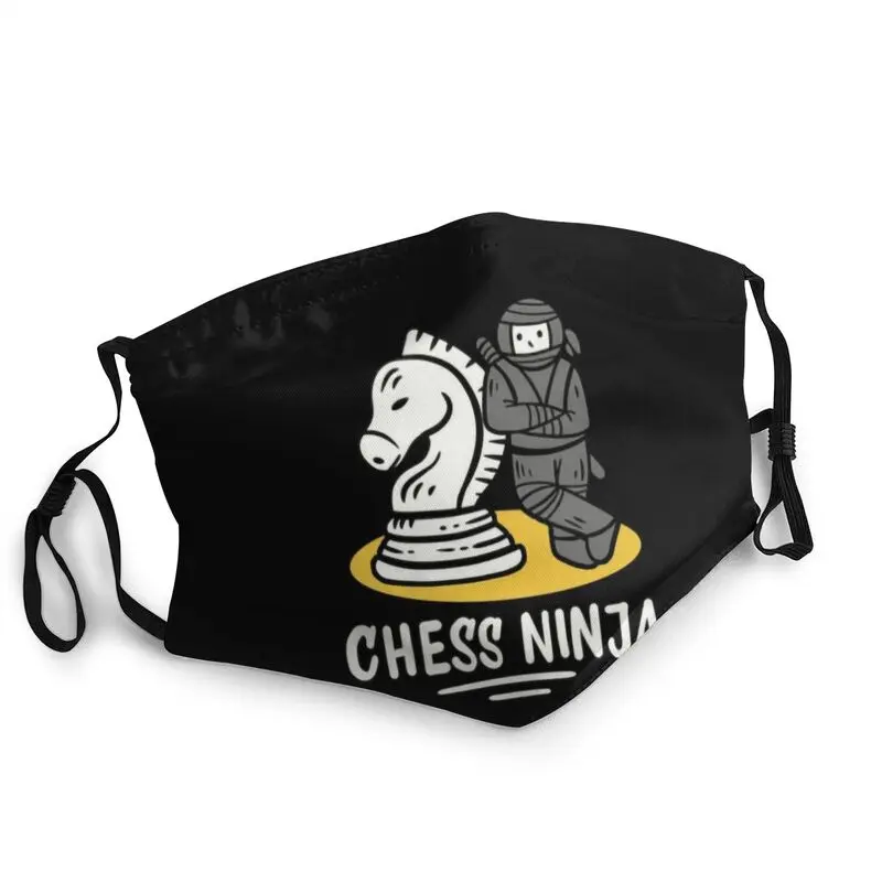 

Chess Player Reusable Mouth Face Mask Unisex Adult Board Game Mask Dustproof Protection Cover Respirator Mouth Muffle