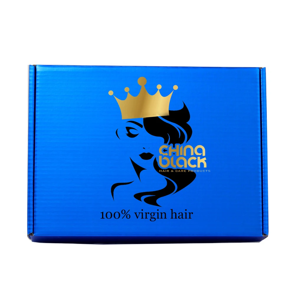 100 шт. Пользовательский логотип коробка для волос Высококачественная почтовых