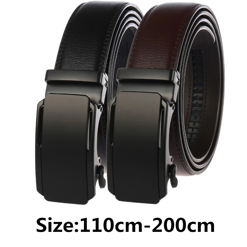 Plus Length Mens Belt Black And Brown Belts Men Large Size 110 cm-200 cm Cinturon