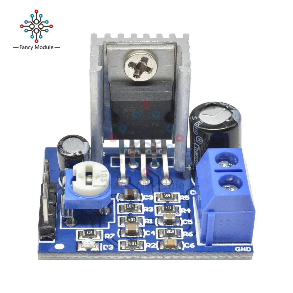 Модуль питания TDA2030 Плата усилителя звука 6 12 В одиночный 18 Вт|supply board|supply power |