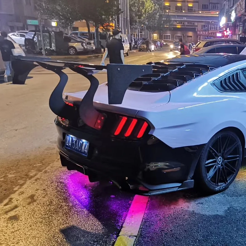2015 2019 Mustang задний спойлер GT wing RBT Стиль FRP/углеродное волокно Для FORD MUSTANG высокое