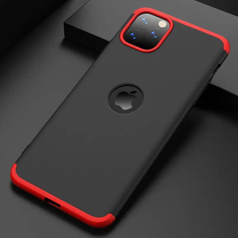 Case For iPhone 12 12 Pro 12 Pro Max Case Slim Hybrid Shockproof  Case Cover Tempered Glass for iPhone 11  XS MAX XR X 8 7 Plus