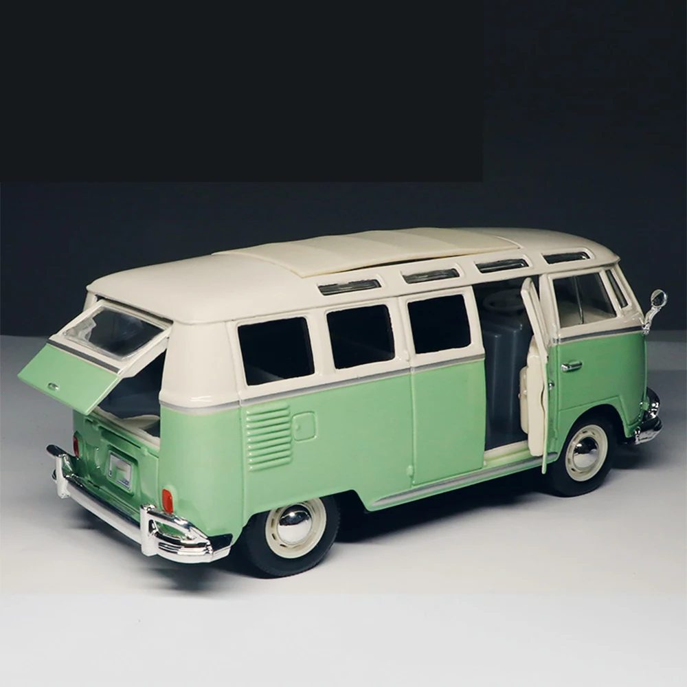 Модель автобуса 1/24, Детская модель игрушечного автомобиля из сплава, коллекция украшений для подарка на день рождения от AliExpress RU&CIS NEW