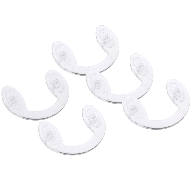 Клейкие стекла носоупоры силиконовые Нескользящие прозрачные тонкие для очков