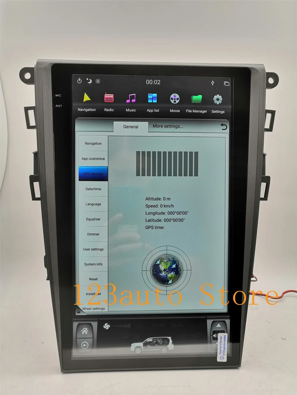 13,6 ''вертикальный экран Tesla стиль Android 8,1 автомобильный DVD gps PX6 NAVI для Ford Mondeo Fusion MK5 2013