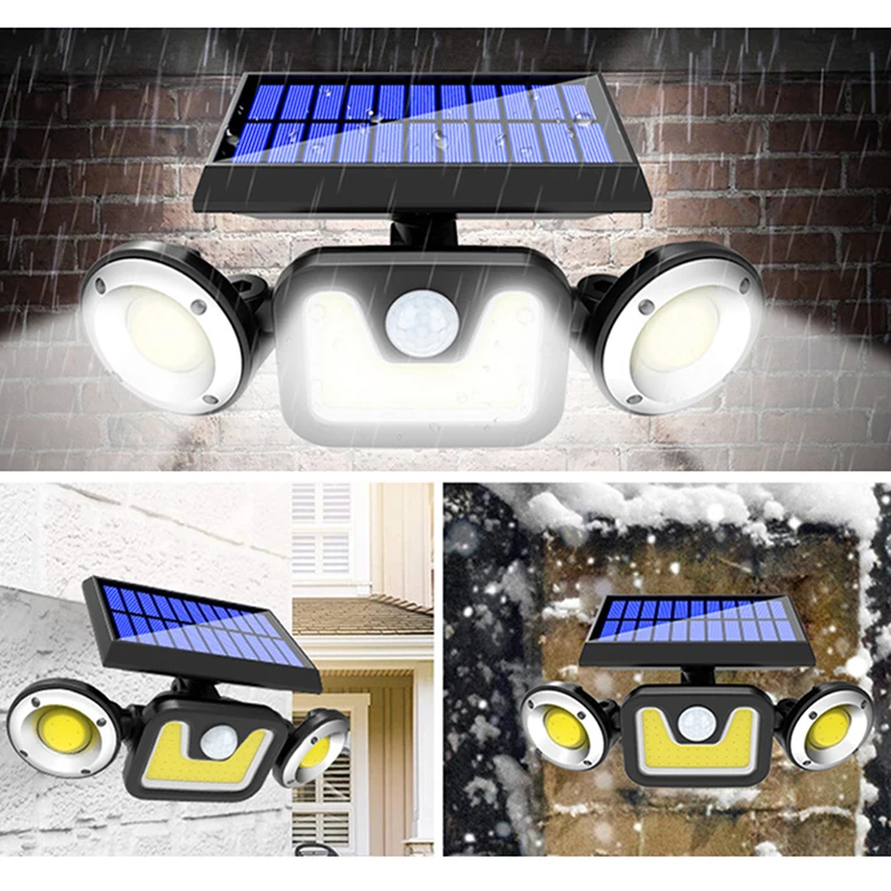 

New LED Solar Powered Wall Light Outdoor Super Bright Motion Sensor Light Waterproof