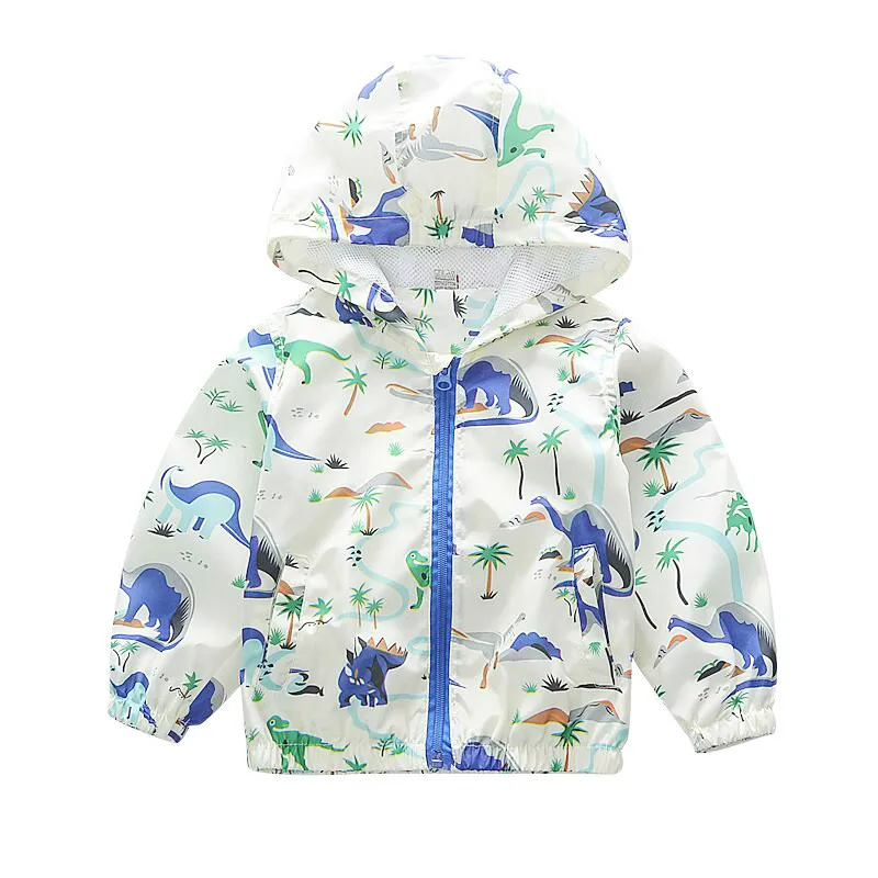 Детская Водонепроницаемая дождевая куртка для мальчиков ветровка дождевик