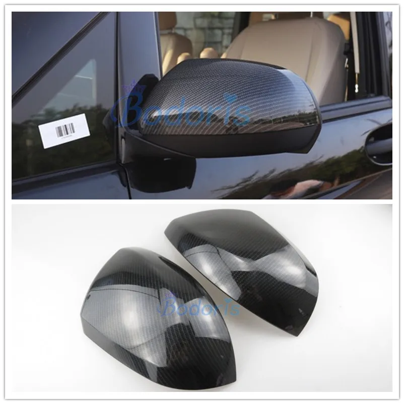 

For Mercedes Benz Vito Valente Metris W447 2014-2018 Car Carbon Fiber Color Door Mirror Cover Rear View Overlay Accessories