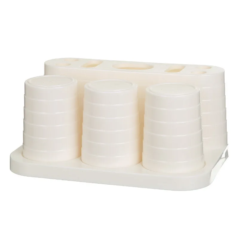 Набор для мытья ванной комнаты дома пары держатель зубной щетки с двумя чашками