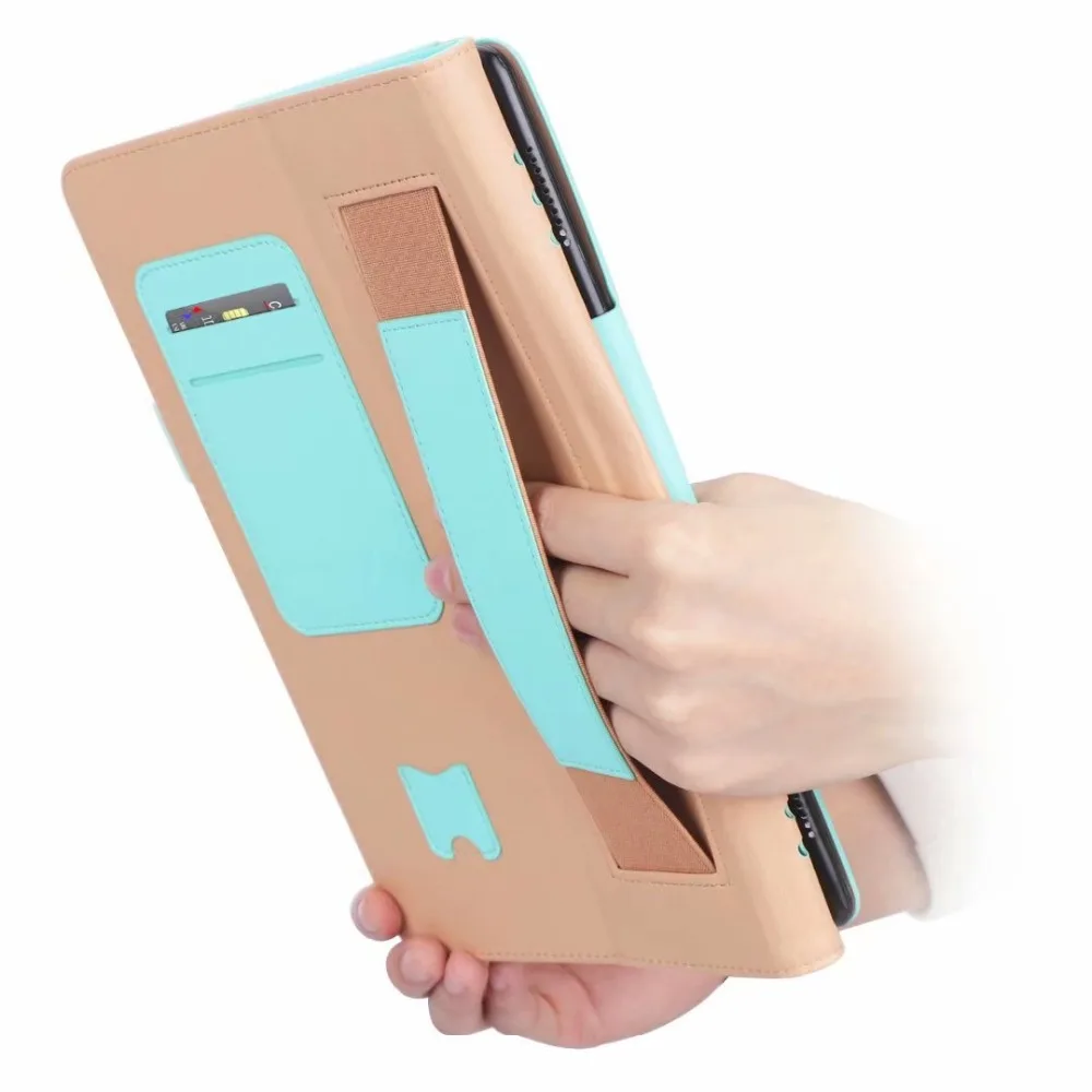 Чехол для планшета из искусственной кожи для huawei MediaPad T5 10 AGS2-L09/L03/W09/W19 10,1 дюймов чехол для планшета Funda+ ручка