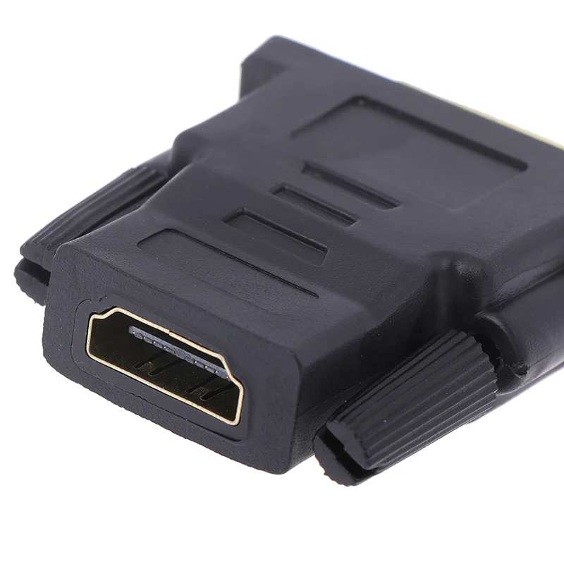 1 шт. DVI D 24 + Pin Мужской к HDMI Женский адаптер конвертер HDTV кабель переключатель для