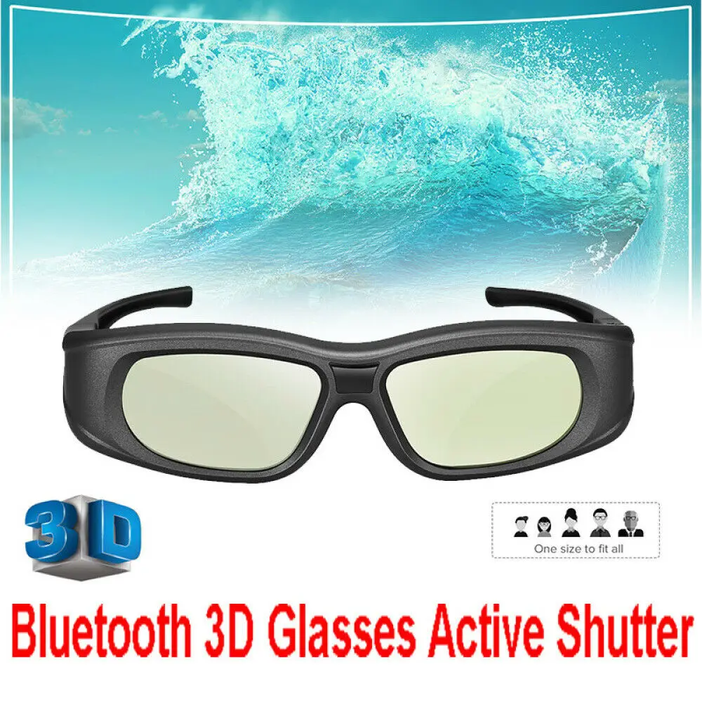 Bluetooth 3D очки с активным затвором перезаряжаемые совместимые проектором Epson Sony/Sony