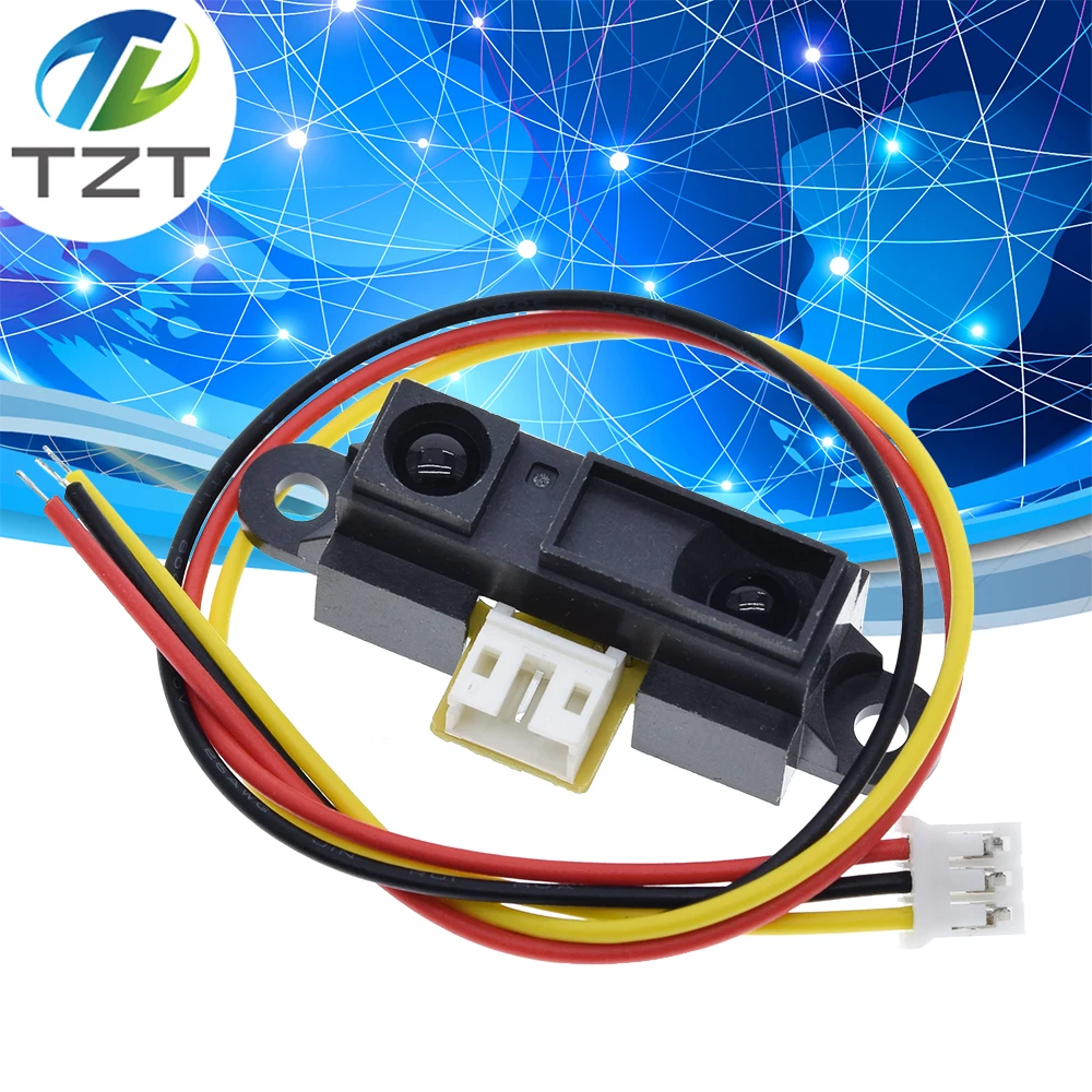 ИК датчик приближения TZT GP2Y0A21YK0F GP2Y0A21 аналоговый расстояния VE713 10 80 см
