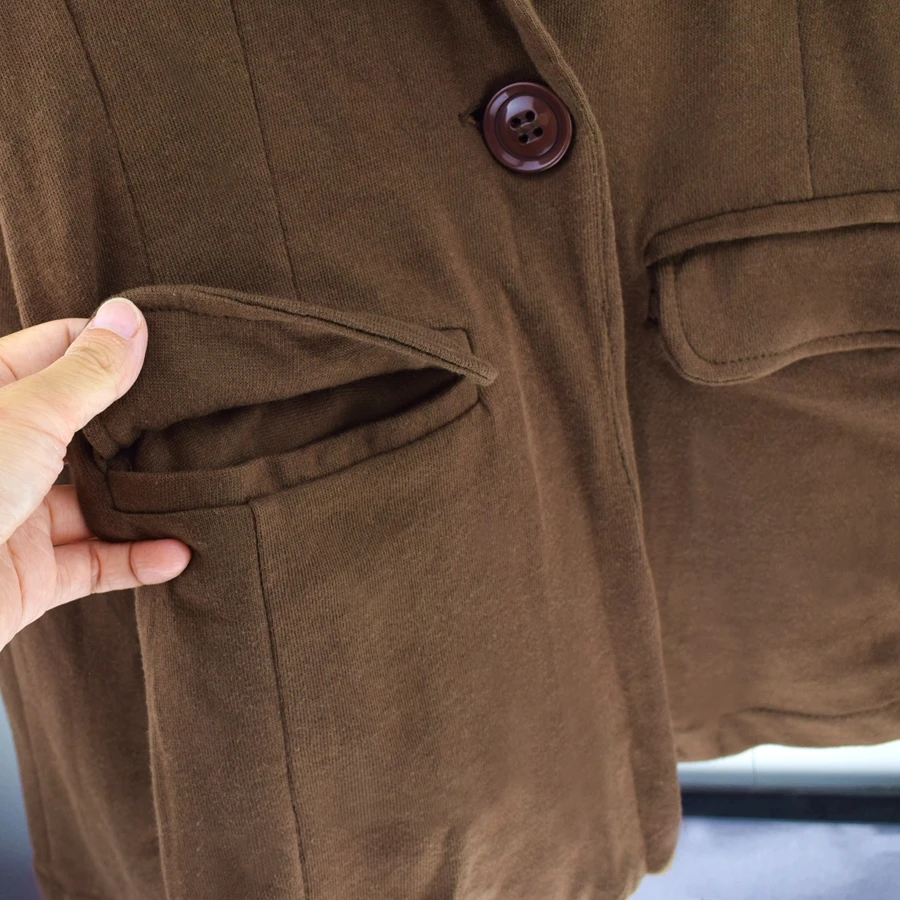 Блейзер #287 Женская куртка кофейные офисные женские блейзеры индивидуальные