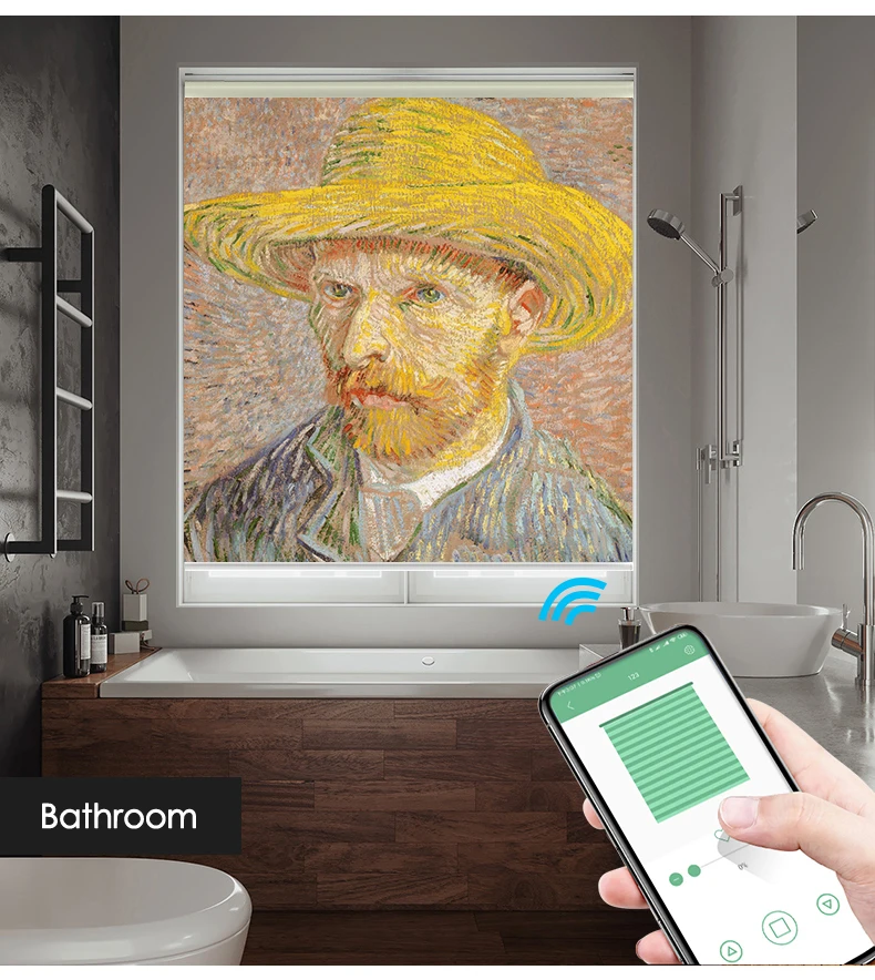 Casaya моторизованные окна водонепроницаемый рулонные шторы bluetooth управление Смарт электрические Наружные Жалюзи