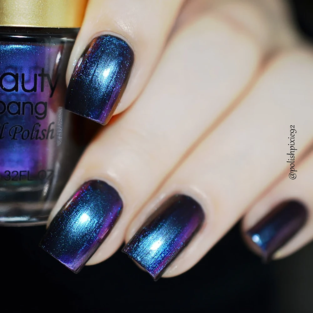 9ml Chameleon Nail Polish Galaxy Glitter Sunset Glow Sequins Holographic Holo Lacquer Varnish TLS Tls | Красота и здоровье