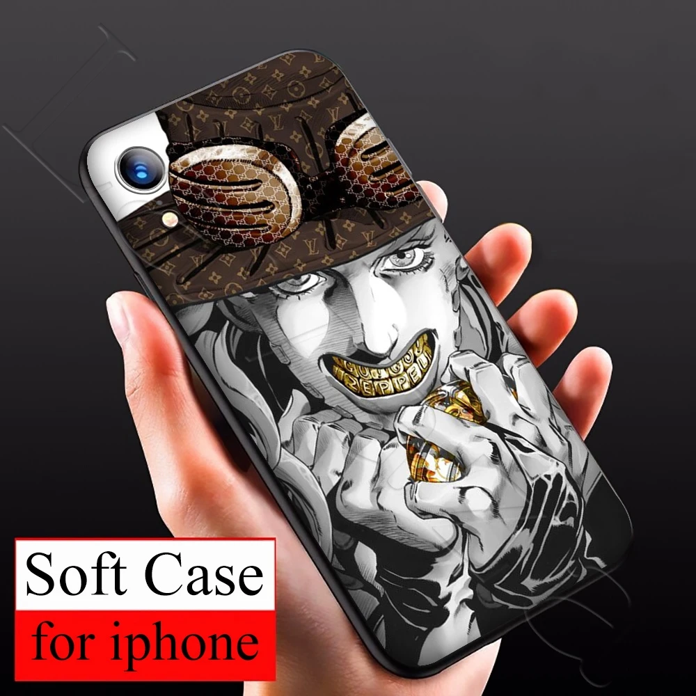 Мягкий силиконовый чехол Lavaza JOJO'S с невероятными приключениями для iPhone 12 Mini 11 Pro